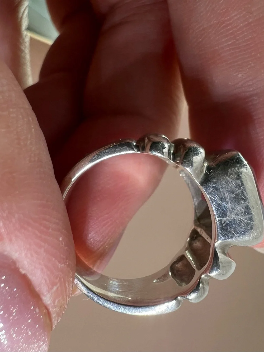 Sterling Silver Amethyst Statement Ring